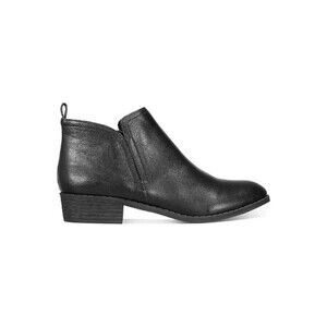 Sun + Stone Womens Cadee Faux Leather Zipper Ankle Boots | 5M